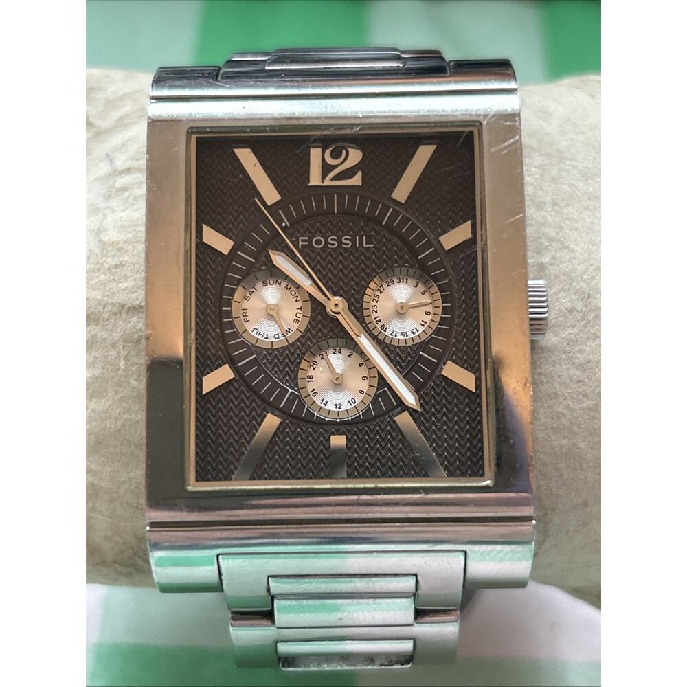 Fossil Arkitekt Silver Tone Men’s Quartz Watch